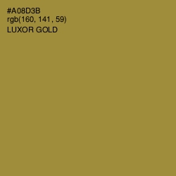 #A08D3B - Luxor Gold Color Image